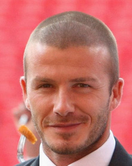 Stylish Beckham With New Haircut