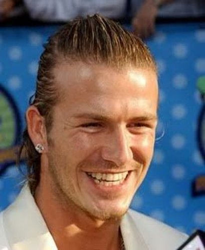 David Beckham Ponytail Hairstyle