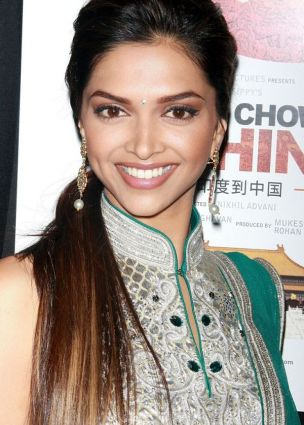 Deepika with Ponytail Hairstyle