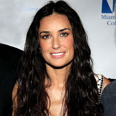 Demi Moore Long Curly Hairstyle