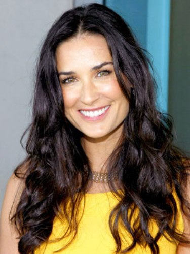 Demi Moore Wavy Haircut