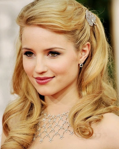 Dianna Agron Long Barbie Hairstyle
