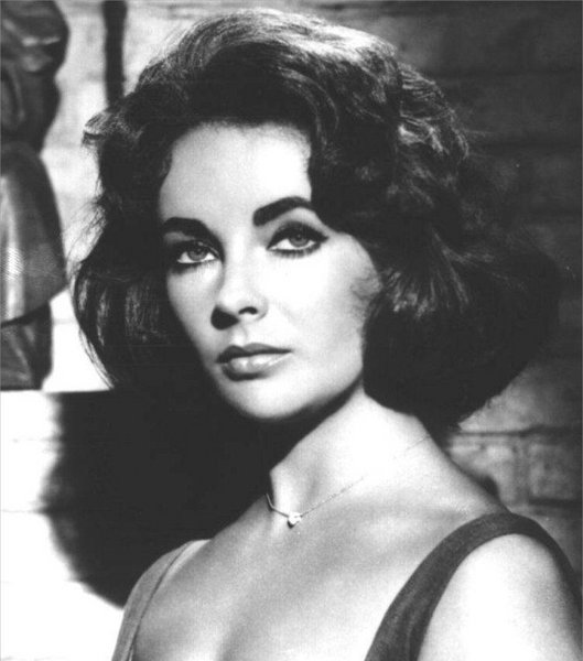 Elizabeth Taylor Lovely Hairstyle