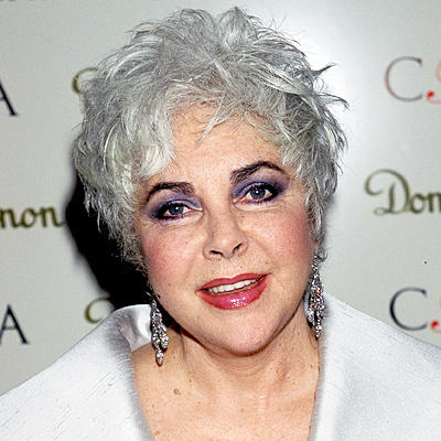 Elizabeth Taylor With Grey Haircut