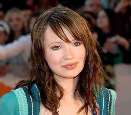 Emily Browning Medium Hairstyle