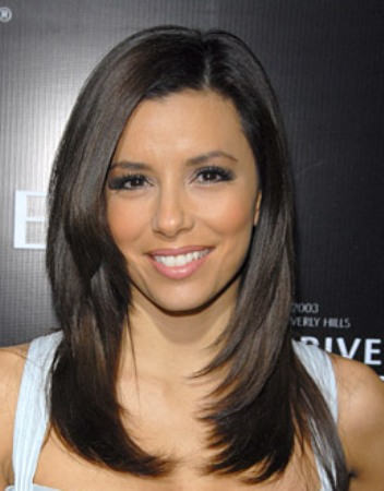 Attractive Haircut of Eva Longoria