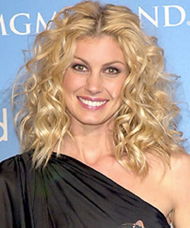 Faith Hill Curly Hairstyle