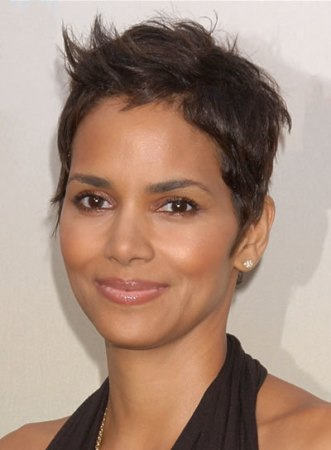 Halle Berry with her Famous Haircut