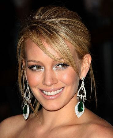 Hilary Duff Updo Hairstyle