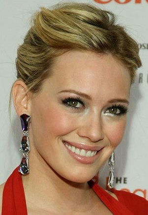 Hilary Duff Updo Style