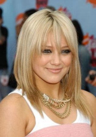 Trendy Haircut of Hilary Duff