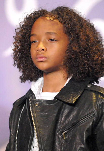 Jaden Smith Curly Hairstyle