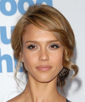 Jessica Alba Updo Hairstyle