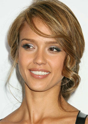 Jessica Alba Updo Hairstyle