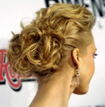 Curly Updo Hairstyle