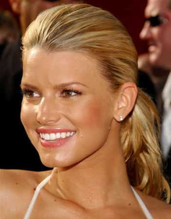 Jessica Simpson Ponytail Hairstyle