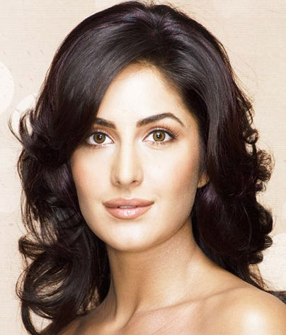 Tempting Hairstyle of Katrina Kaif