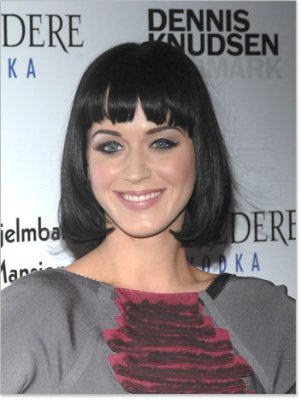 Shaggy Haircut of Katy Perry