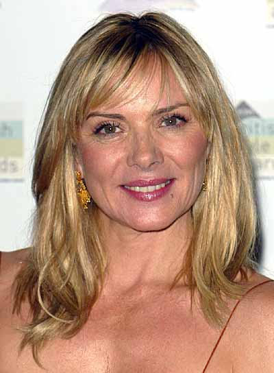 Kim Cattrall Layered Hairstyle