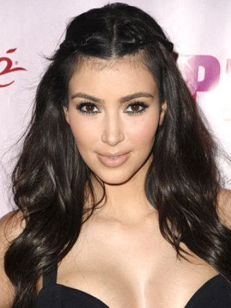 Charming Kim Kardashian Hairstyle