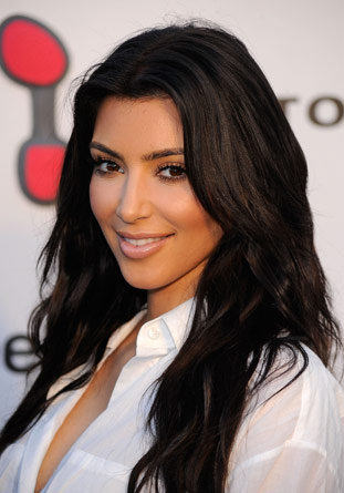 Kim Kardashian Casual Hairstyle