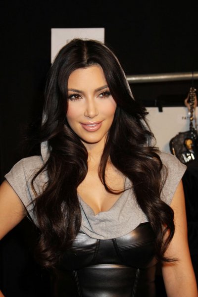 Beautiful Kim Kardashian Hairstyle