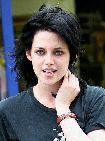 Kristen Stewart Black Haircut