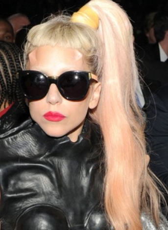 Side Ponytail Of Lady Gaga