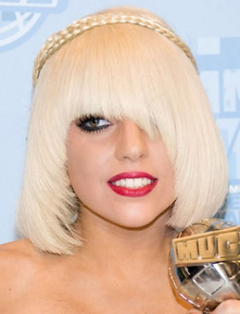 Beautiful Hairstyle of Lady Gaga