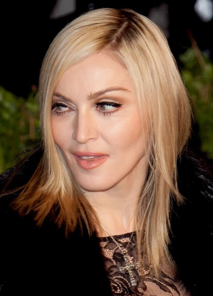 Madonna Choppy Hairstyle