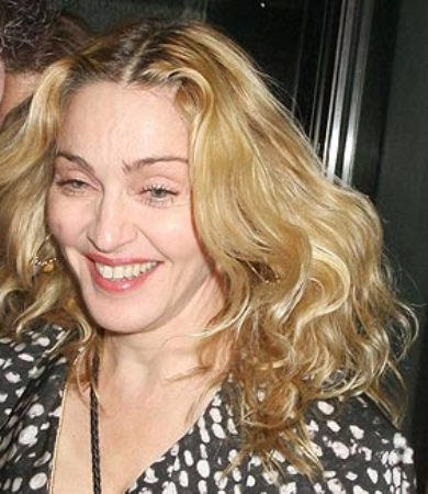 Madonna With Frizzy Hairstyle