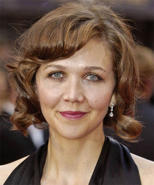 Maggie Gyllenhall Short Curly Hairstyle
