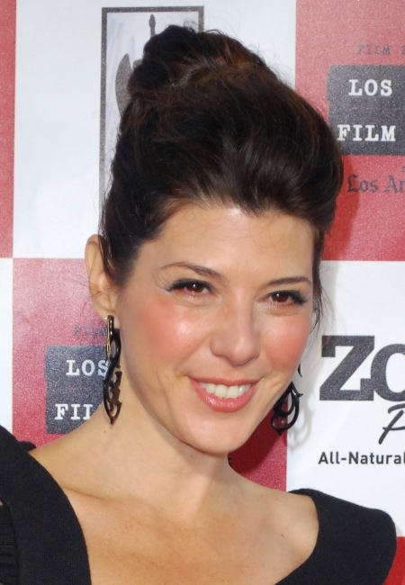 Marisa Tomei High Updo Hairstyle