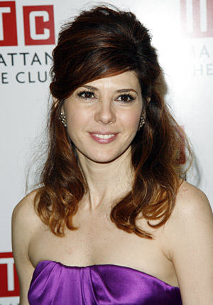 Marisa Tomei Half Up Half Down Hairstyle