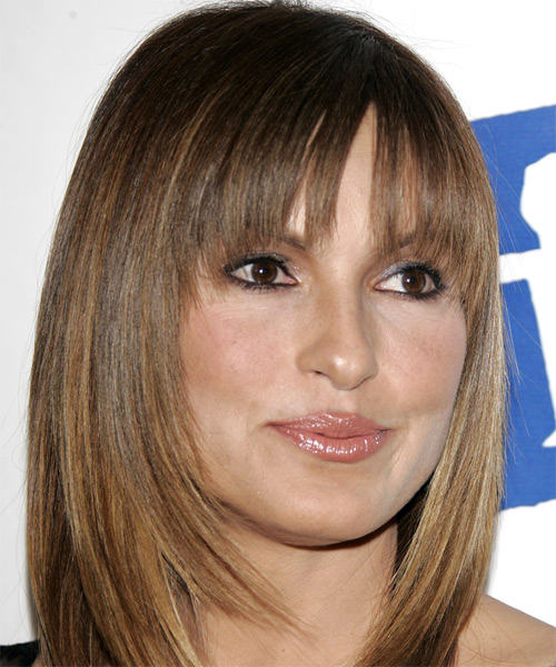 Mariska Hargitay Short Hime Cut Hairstyle