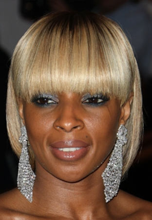 Mary J Blige Shining Hairstyle