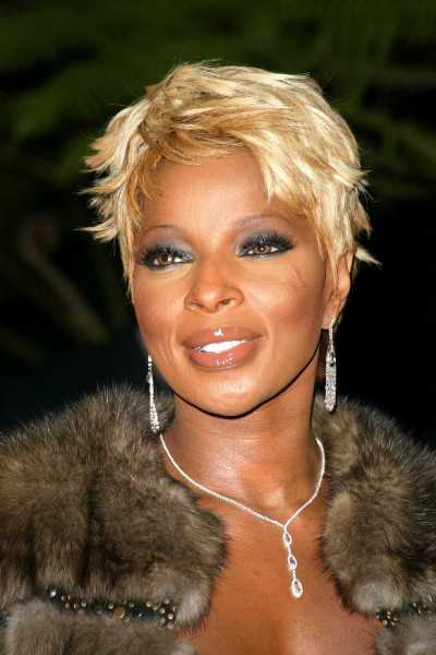 Mary J Blige Short Hairstyle