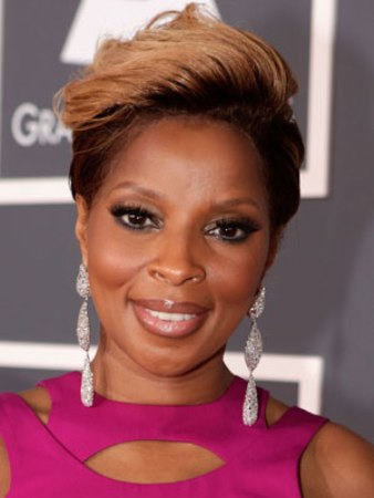 Mary J Blige Puff Hairstyle