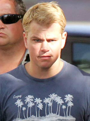 Matt Damon Golden Hairstyle