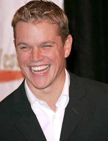 Charming Matt Damon Hairstyle