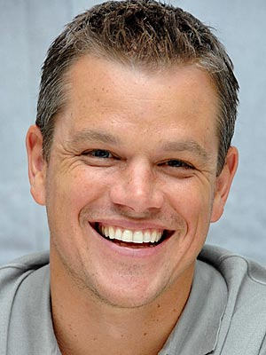 Matt Damon Short Spiky Hairstyle