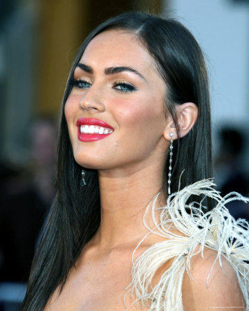 Megan Fox Straight Hairstyle