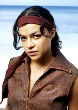 Michelle Rodriguez Short Pony Hairstyle