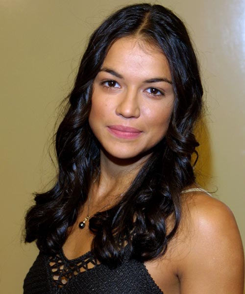 Michelle Rodriguez Long Loose Curly Hairstyle