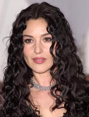 Monica Bellucci Long Curly Hairstyle