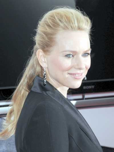 Naomi Watts Ponytail Hairstyle