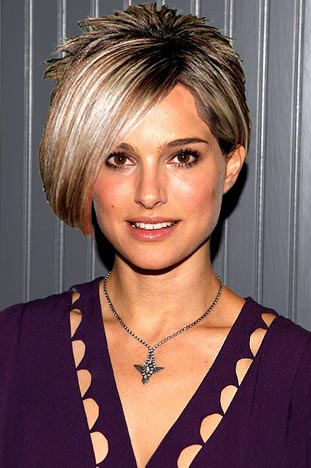 Natalie Portman Stylish Hairstyle