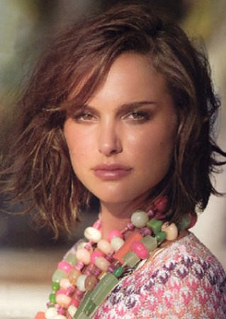 Classy Natalie Portman Hairstyle