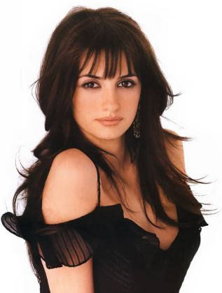 Penelope Cruz Hime Cut Curly Hairstyle