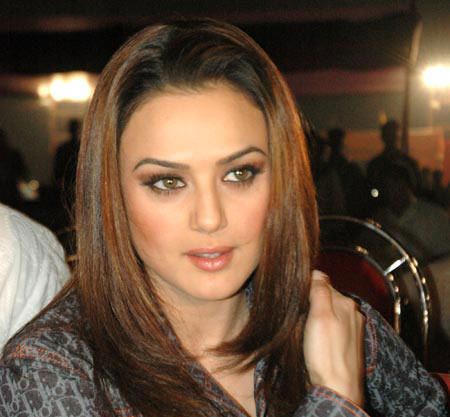 Beautiful Preity Zinta Hairstyle